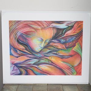 "The Face of God" an Original Abstract Print